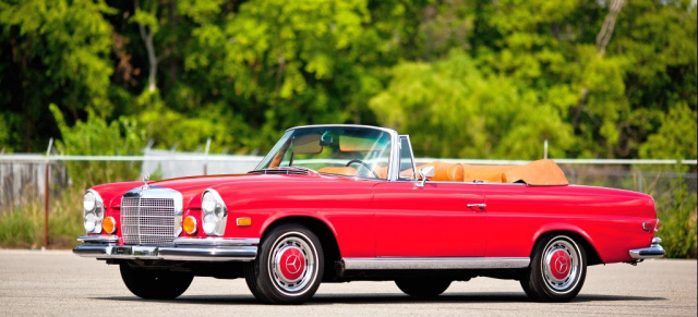 Summertime: 1971er Mercedes-Benz 280SE 3.5 Cabriolet : Mercedes-Fans.de zeigt eines von nur 1232 gebauten S-Klasse Cabriolets - ausgeliefert in die USA
