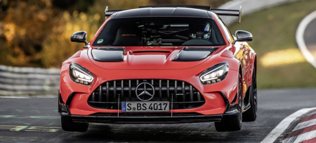 Neue Mercedes-AMG Rekordfahrt auf dem Nürburgring (Video): Mercedes-AMG GT Black Series schnellstes Serienfahrzeug auf der Nordschleife