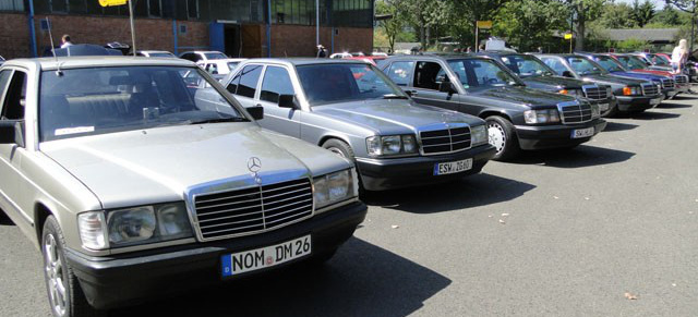 24.-26. August: 10. Jahrestreffen der Mercedes 190er Freunde Deutschland e.V., Hann.Münden: Jubiläumsveranstaltung zum 30-Jährigen des W201