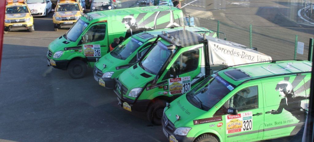 Video: Start frei zur Rallye Aïcha des Gazelles 2013: Vier Teams von Mercedes-Benz Vans auf dem Weg in die Wüste