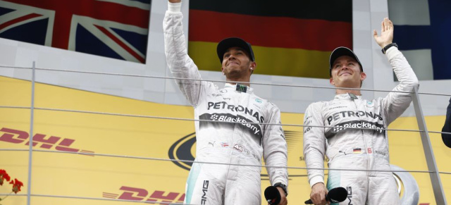 Sternstunde in Spielberg: Doppelsieg für Mercedes beim Österreich GP 2014: Nico Rosberg gewinnt den Formel 1 Grand Prix in Österreich 