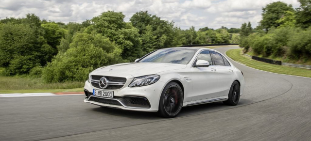 Neuer Name. Neues Modell. Neue Maßstäbe: Der Mercedes-AMG C63 2015 ist da!: Die dynamisierte C-Klasse zeigt sich mit bis zu 510 PS von der starken Seite