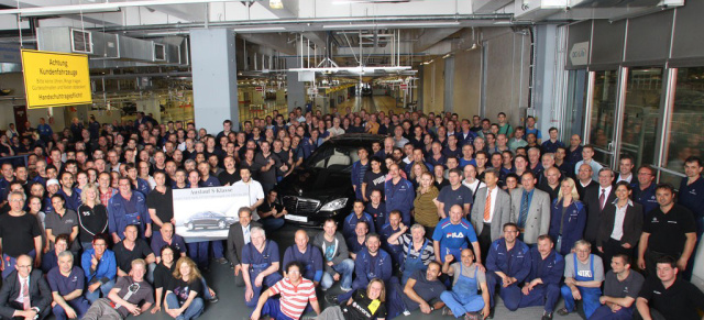 Time to say Goodbye, W221! Letzte "alte" Mercedes S-Klasse rollte vom Band : Letzter W221 ist für die Mercedes-Benz-Classic-Sammlung bestimmt
