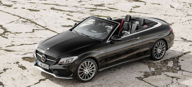 Offen und zügig: Das neue Mercedes-AMG C 43 4MATIC Cabriolet: Frisch. Forsch. Frei: Premiere für das  Mercedes-AMG C 43 4MATIC Cabriolet 