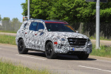 Mercedes-Benz Erlkönig erwischt: Star Spy Shot: Mercedes-Benz GLS X167 mit weniger Tarnung