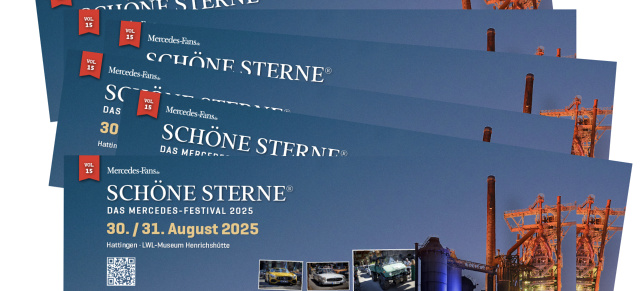 15. SCHÖNE STERNE, 30./31. August 2025, Hattingen/Ruhr: Der Vorverkauf für das große Mercedes-Festival SCHÖNE STERNE ist gestartet