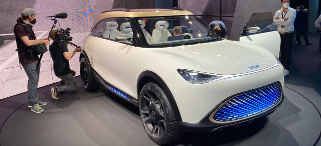 IAA 2021: Premiere des smart Concept #1: So wird die neue smart Generation in Fahrt kommen