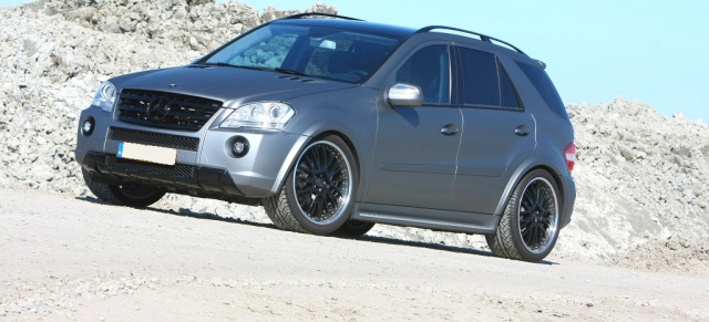 M-Klasse mal anders: Mercedes-Benz ML320 von Custom Dreams: Matt-grauer Boulevard-Cruiser in dezenter AMG Optik