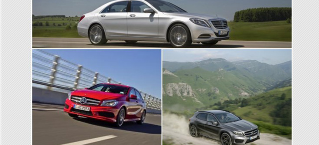  Leserwahl von Auto Bild Allrad: 3 x Sieg für Mercedes 4x4 : A-Klasse, GLA und S-Klasse gewinnen Leserwahl von Auto Bild Allrad