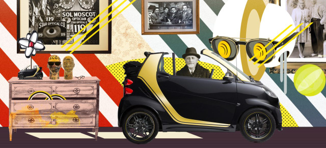 smart fortwo edition MOSCOT: Sonderedition für das smart fortwo cabrio