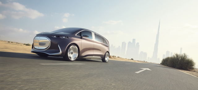 Mercedes schickt den Vision V auf Welttournee: Luxusmission possible? Vision V präsentiert sich in reichen Metropolen
