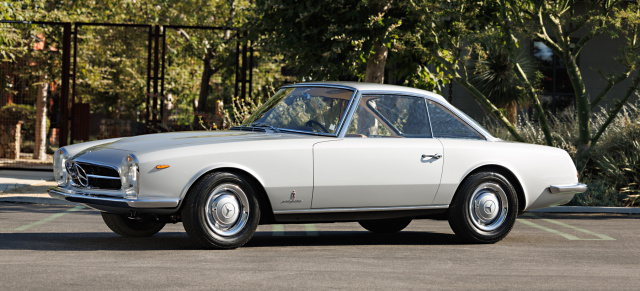 Eine Pagode designed von Pininfarina: Sterne unterm Hammer: 1964 Mercedes-Benz 230 SL Coupé Speciale