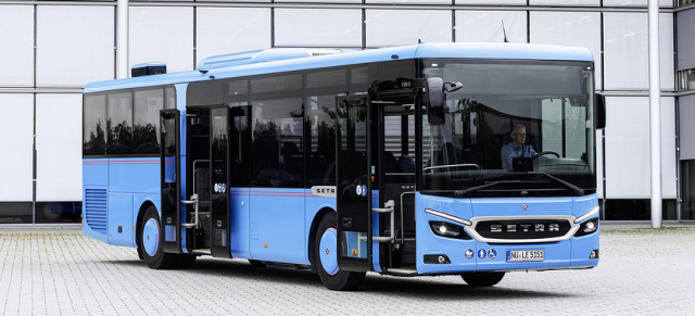 Neu entwickelte Setra MultiClass LE setzt neue Maßstäbe: Setra S 515 LE und Setra MultiClass S 515 LE Hybrid