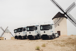 Auf den Spuren von Don Quijotes: 43 Mercedes-Benz Actros 1848 LS ProCabin gehen nach Spanien
