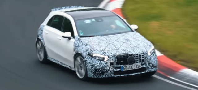 Schon wieder: Mercedes-AMG-A45-Erlkönig auf dem Nürburgring erwischt: Rumble in the Eifel-Jungle:  A45 AMG W177 wie er klingt und kracht (Video)