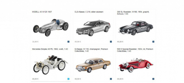 Kleine Geschenke zum Mercedes-Geburtstag: Mercedes-Benz 125! Jahre Innovation Selection