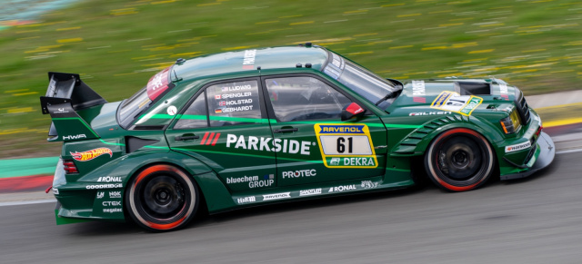 DIY-Marke PARKSIDE wird Werkzeugpartner des HWA EVO.R: Härtetest in der Boxengasse: PARKSIDE stattet das HWA-Team beim 24-Stunden Rennen auf dem Nürburgring aus