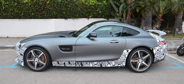 Erlkönig erwischt: Mercedes-AMG GT Edition 1: Erste Fotos vom Sondermodell des neuen AMG Sportwagens