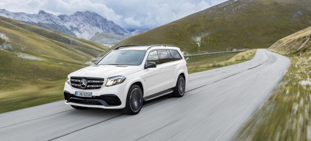 Mercedes-AMG GLS 63 4MATIC: Ranfahrt – intensiver Blick in und auf das High-Performance-SUV