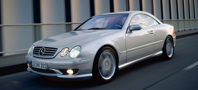 Mit Keramikbremse: Das Sondermodell des Mercedes-Benz CL 55 AMG: Vor 20 Jahren: Der CL 55 AMG "F1 Limited Edition" kommt