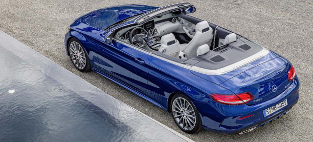 Mercedes-Benz C-Klasse Cabriolet: Ab sofort bestellbar: Ewiger Frühling: Verkaufsstart für das neue C-Klasse Cabriolet  ab 42.215,25 €