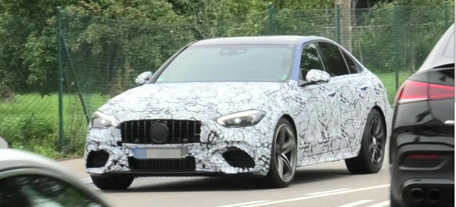 Mercedes-AMG Erlkönig erwischt: Spy-Shot-Video: Mercedes-AMG C63 W206