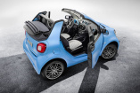 Premiere in Genf: smart fortwo cabrio BRABUS edition & BRABUS Sport-Paket: smart präsentiert sich auf dem  Genfer Salon 2016 frisch, dynamisch und sportlich