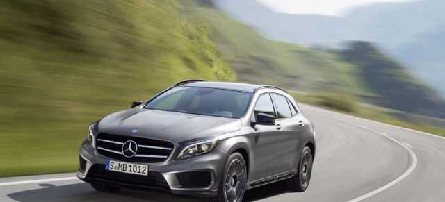 IAA 2013: Mercedes GLA ab 29.304 Euro  : Erste Preisinfos zum neuen Kompakt-SUV mit Stern 