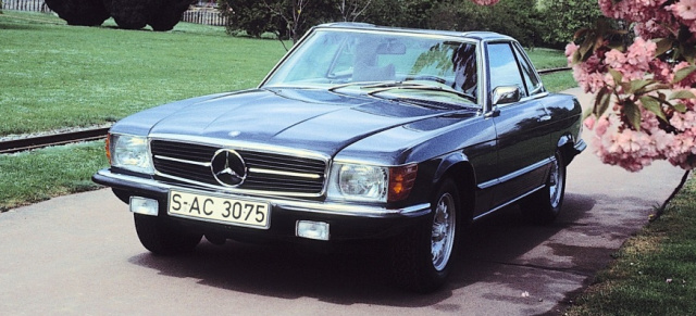 Der 350 SL ist der erste SL mit V8-Motor: Vor 50 Jahren: Premiere für den Mercedes-Benz SL R107