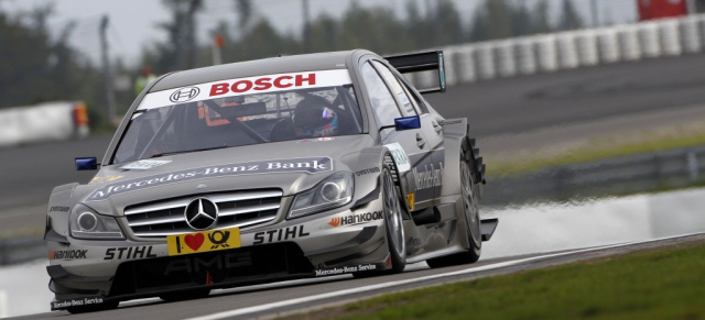 DTM 2011: Mercedes mit zweitem Platz auf dem Nürburgring: Bruno Spengler baut seine Meisterschaftsführung aus