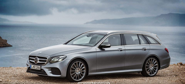 Mercedes-Benz E-Klasse(n) von morgen: Renderings von E-Klasse T-Modell S213 und AMG E63 W213