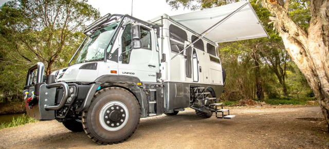 Reisemobile mit Stern: Deutsch-Australische Kombination:‭ ‬Fernreisemobil Earthcruiser Explorer XPR