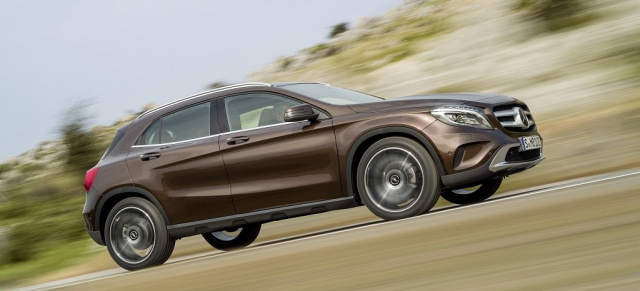 Der neue Mercedes GLA: A wie Asphaltcowboy!: Premiere auf der IAA: Die A-Klasse-Familie bereichert sich um einen multitalentierten Kompakt-SUV 