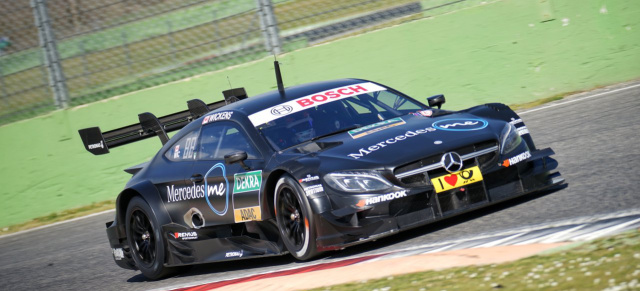 DTM 2017: Mammut-Testprogramm für den neuen Mercedes-AMG C 63 DTM in Vallelunga 