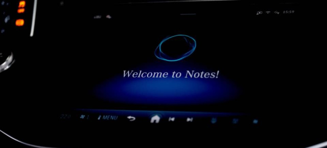 Mercedes Digitalisierung: Mercedes-Benz führt intelligente Notizen-App ein