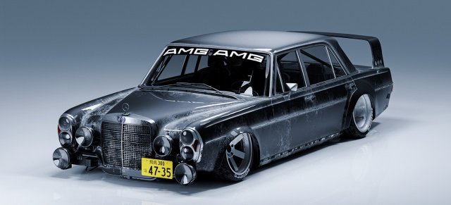 Virtuelles Tuning: Mercedes 300 SEL Umbau - zu extrem, um real zu sein