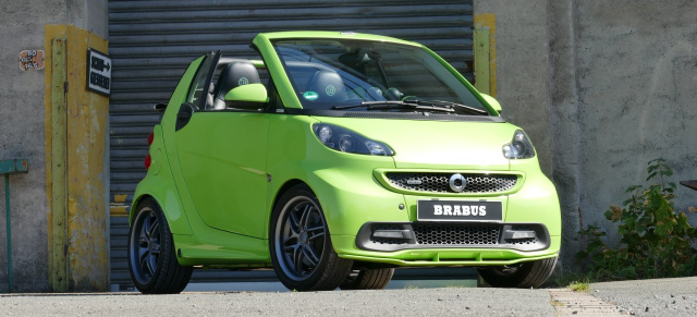 smart fortwo cabrio BRABUS tailor made: Grüner. Kühner. Smarter.