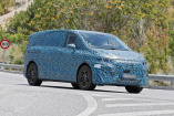 Mercedes-Benz Vans Erlkönig erwischt: Geringer getarnt: Neue Bilder vom VLE-VAN-Prototyp