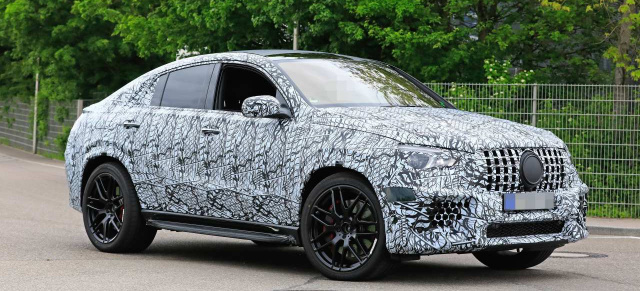 Mercedes-AMG Erlkönig erwischt: Star-Spy Shot: Aktuelle Bilder vom Mercedes-AMG GLE 63 Coupé (C167)