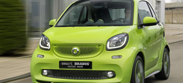 Premiere in Genf:  smart BRABUS tailor made: Tuning ab Werk für den neuen smart for two 453