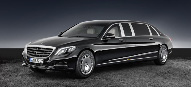 Mercedes-Maybach Premiere: Built like a tank: Der neue Mercedes-Maybach S 600 Pullman Guard - Sonderschutzfahrzeug der Luxusklasse