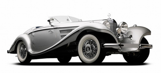 Der 9,7 Mill-US$-Star: Rekordpreis für Mercedes 540 K Spezial-Roadster von 1937  : Der legendäre wie seltene  Mercedes Roadster (W29) kam für ein Höchstgebot von 9,68 Millionen US-Dollar unter den Hammer 