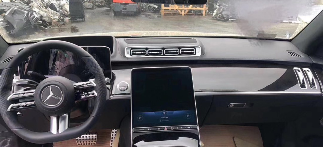 Mercedes-S-Klasse: Leak 2. Akt: Insider-Video: Bewegte Bilder vom S-Klasse W223 Interieur