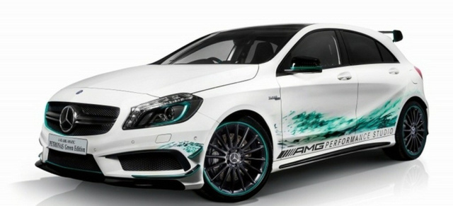 Im grünen Bereich: Japan-Sondermodell Mercedes A45 AMG PETRONAS Green Edition: Limitiertes Sondermodell für die Söhne Nippons