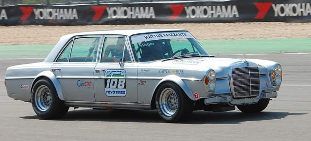 Mercedes Youngtimer am Limit: der Kampf-Stern: Ein Seelenverwandter des legendären Spa Mercedes 300 SEL 6.3 zieht noch heute seine Runden 