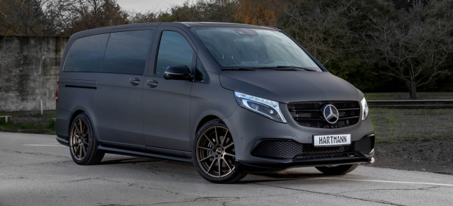 Mercedes-Benz V-Klasse Tuning: Neues Projektfahrzeug von VANSPORTS.DE:  V 300 d VP Spirit mattDYNAMIC