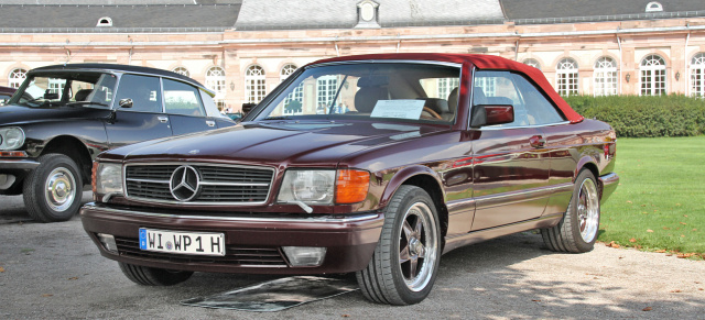 Oben ohne - Aber mit Stil!: Mercedes-Benz 560 SEC Cabrio Umbau von der Design und Technik GmbH Hamburg