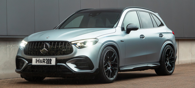 Keine Kompromisse beim Fahrwerk: H&R Gewindefedern für den Mercedes-AMG GLC 63S E-Performance