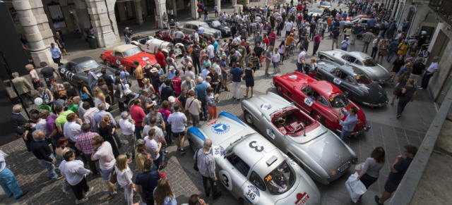  Fortführung exzellenter Partnerschaft : Mercedes-Benz ist Automotive Sponsor der Mille Miglia 2018