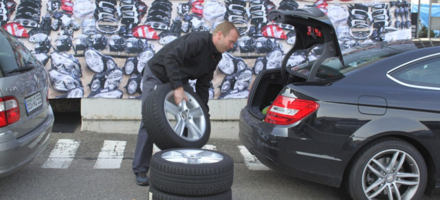 16.-21. 4. 2012: Räderwoche beim Mercedes-Benz Gebrauchtteile Center - jetzt anmelden! : Der Räderabverkauf wird zur Räderwoche / Kein Gedrängel mehr: Einkauf nur noch nach Termin möglich.